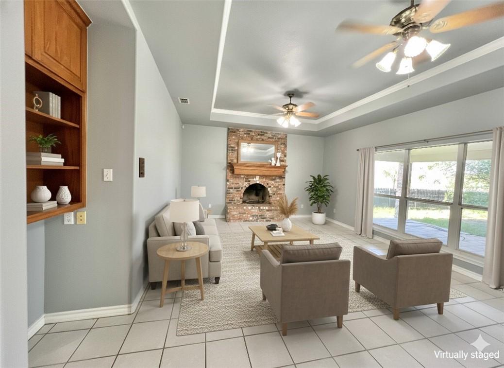 Image 4: Virtually staged living room