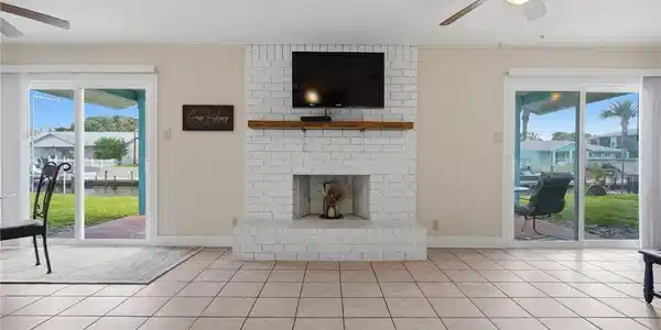Image 4: Wood burning fireplace for cool evenings.