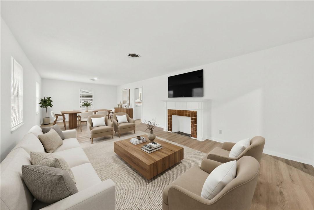 Image 4: main living area stagged
