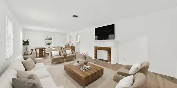 Image 4: main living area stagged