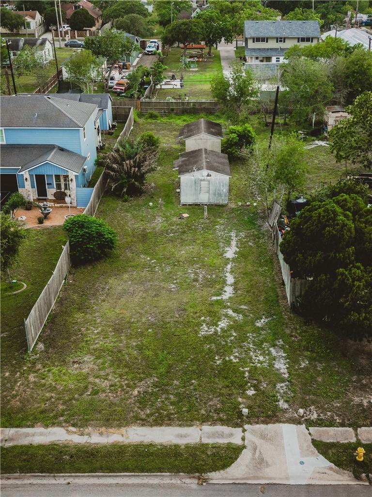 Image 1: Aerial view front of lot