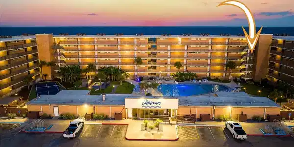 Image 2: Unit #416 fourth floor beachfront unit.