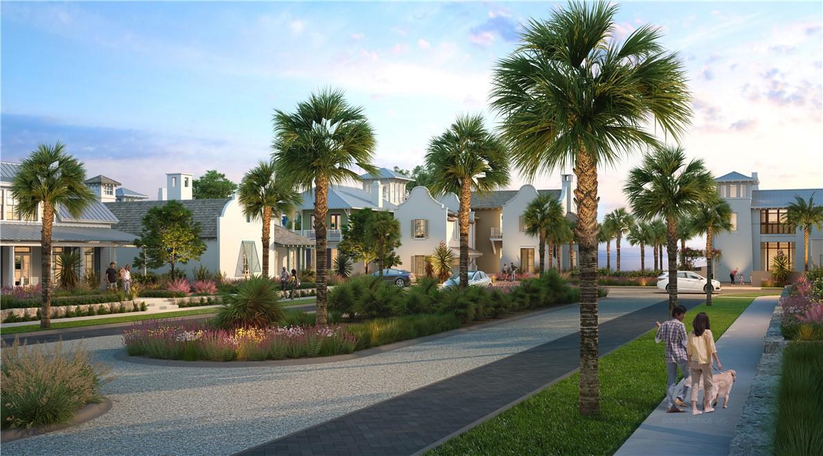 Image 4: The main entrance drive reflects Marea&rsquo;s coastal c