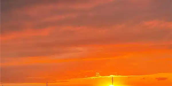 Image 2: Sunset View from the balcony.