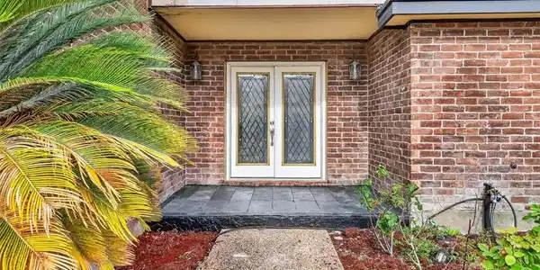 Image 2: Double leaded glass doors replaced