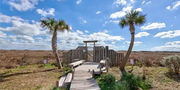 Image 3: The beach is just a few steps away with a private