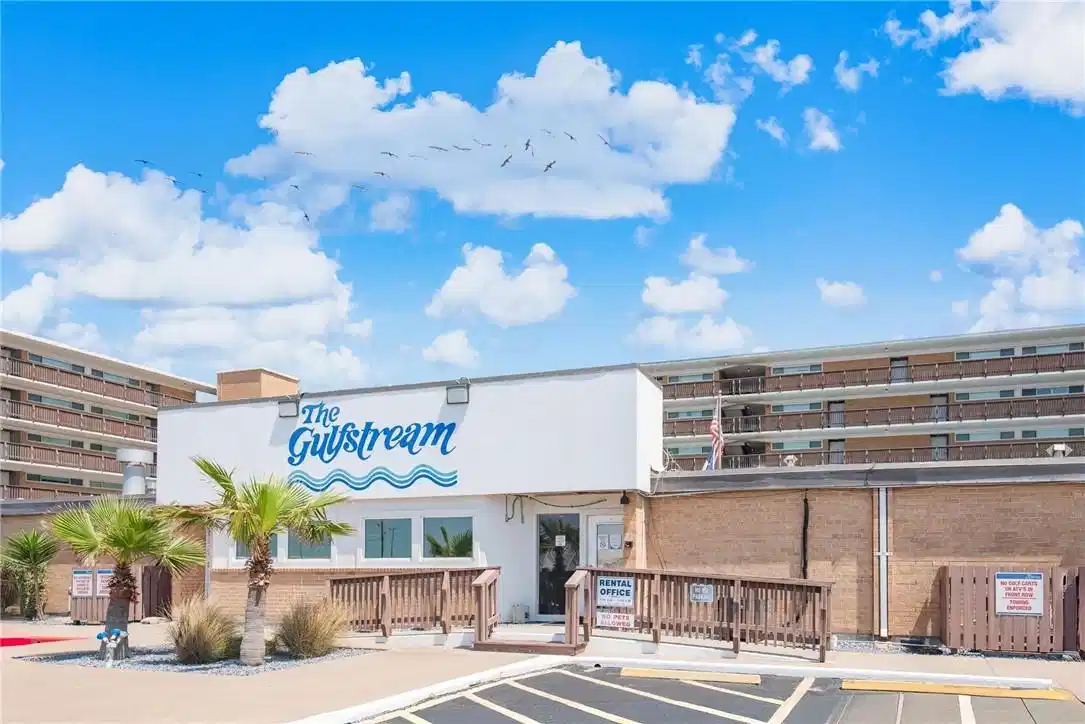 Image 1: Gulfstream Condominium is on the beach