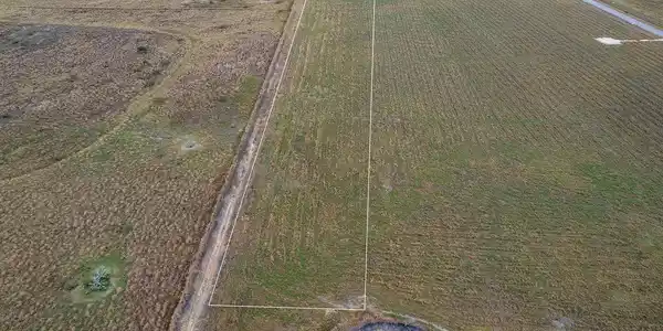 Image 2: Aerial view with approximate property lines
