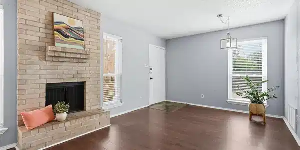 Image 4: Living room view into dining room