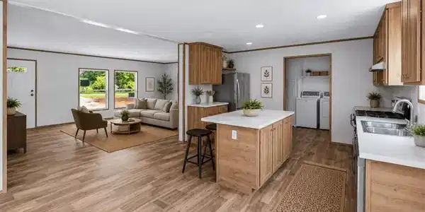 Image 2: These are virtually staged photos of the same model and color but a different property.