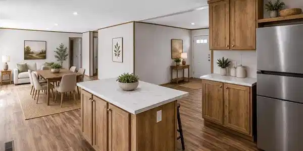Image 4: These are virtually staged photos of the same model and color but a different property.